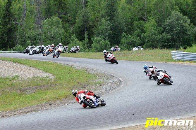 FLOTT ARRANGEMENT: Klubben ACM har arrangert et godt Norgesmesterskap i roadracing på Arctic Circle Raceway.