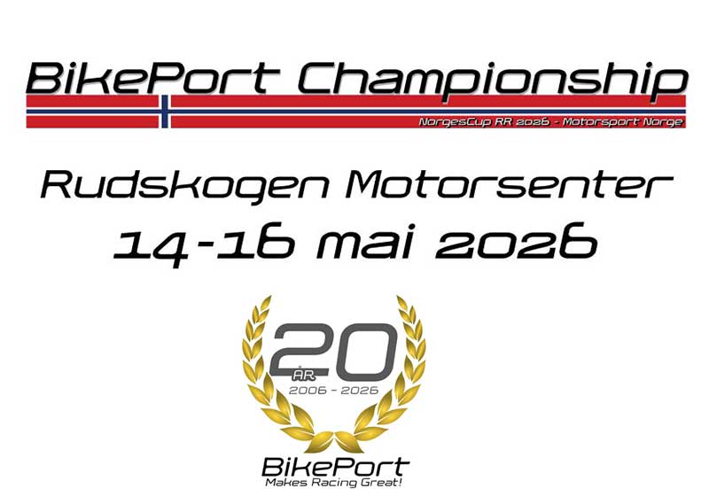 BikePort Championship – Rudskogen 14-16 mai 2026