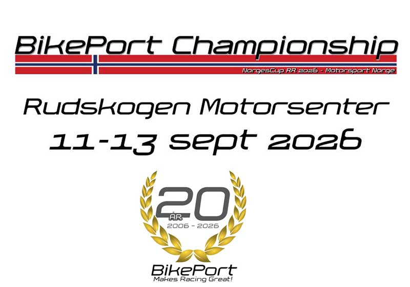 BikePort Championship – Rudskogen 11-13 september 2026