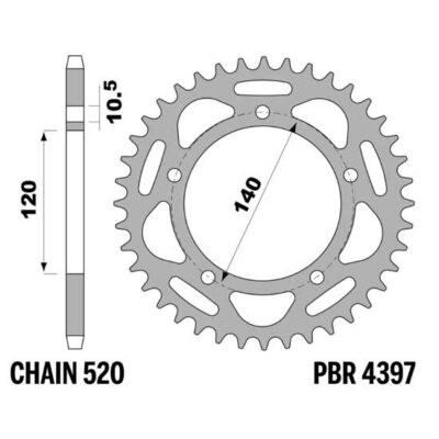 PBR Bakdrev Suzuki GSXR1000/600 K1-K10