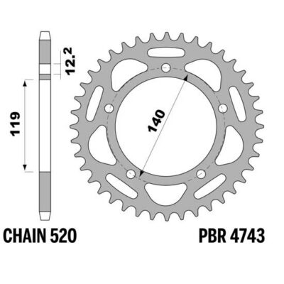 PBR Bakdrev 2021-2026 BMW S/M1000RR